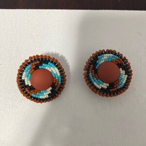 Hand made beaded earrings